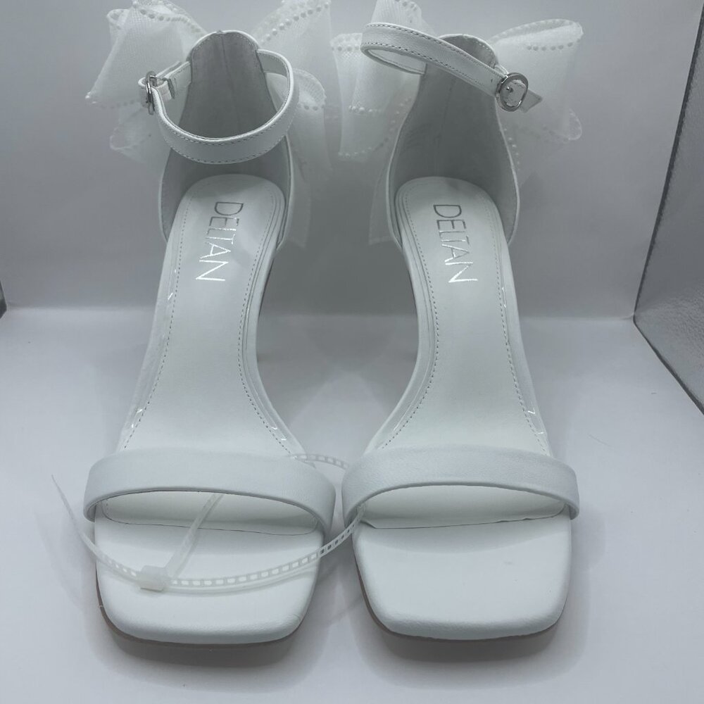 DELTAN BOW DRESS SANDALS (8.5) - Picture 6 of 13